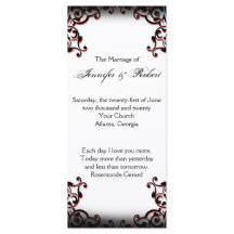 Programa de Casamento de Deslocamento Gótico Negro