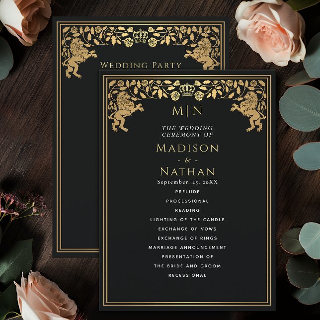 Programa de Casamento de Espadas Medieval do Leão  (Criador carregado)