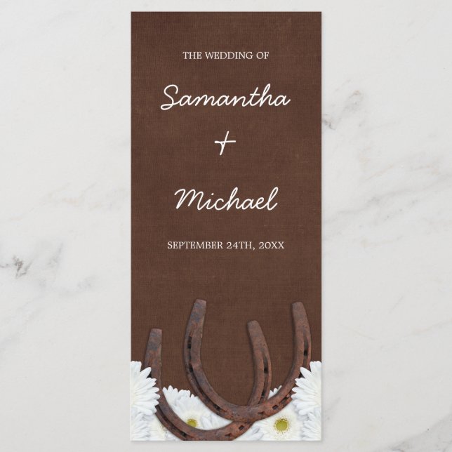 Programa de Casamento de Ferraduras e Visitas Ocid (Frente)