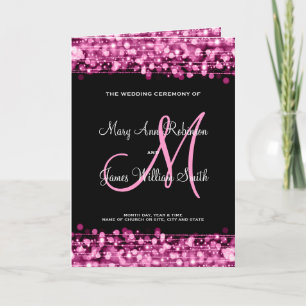 Programa de Casamento de Foguetes Rosa