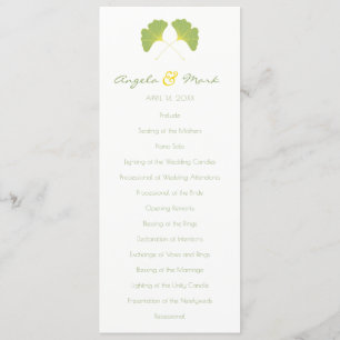 Programa de Casamento de Folhas de Árvore Ginkgo