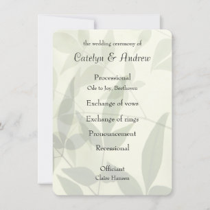 Programa de Casamento de Folhas Pálidas
