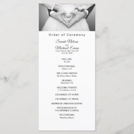 Programa de Casamento de Fotos Tradicional Elegant