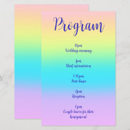 Programa de Casamento de Gradiente Gargos Pastel R