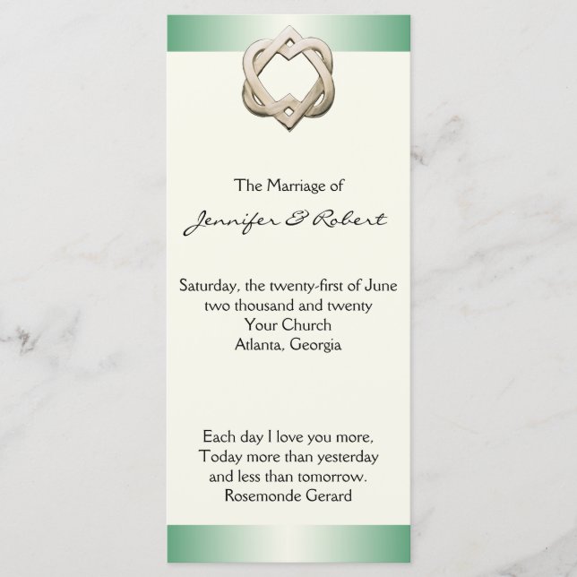 Programa de Casamento de Gradiente Verde (Frente)