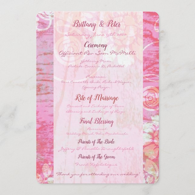 Programa de Casamento de Grafite de Patches (Frente)