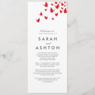 Programa de Casamento de Grous de Origami
