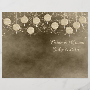 Programa de Casamento de Ivory Lanterns