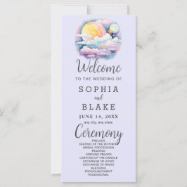 Programa de Casamento de Lavandas das Estrelas Cel