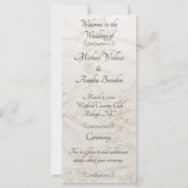 Programa de Casamento de Locais Bordados