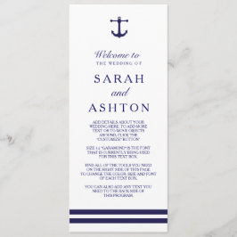 Programa de Casamento de Marinhos Náuticos