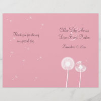 Programa de Casamento de Melhores Desejos Rosa
