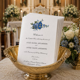 Programa de Casamento de Missa Latina Católica Flo