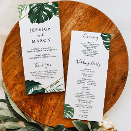 Programa de Casamento de Monstera Tropical