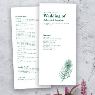 Programa de Casamento de Penas Verdes da Esmeralda