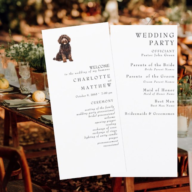 Programa de Casamento de Pet White (Criador carregado)