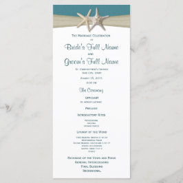 Programa de Casamento de Praia de Starfish e Burla