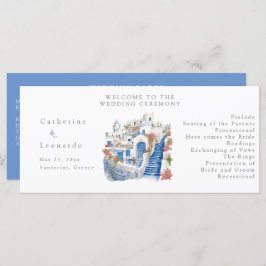 Programa de Casamento de Pristine Blue e White San