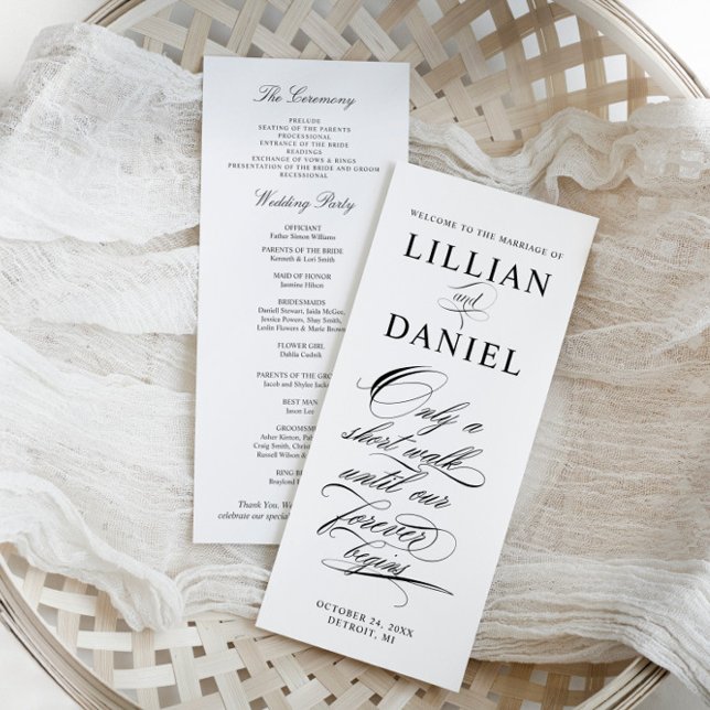 Programa de Casamento de Script Elegante (Criador carregado)