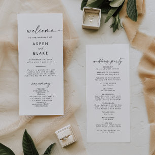 Programa de Casamento de Script Moderno