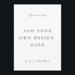 Programa de Casamento de solteiro 5x7 pol/Menus<br><div class="desc">Compre um design do makemedigital.etsy.com ou makemedigital.compre e edite-o no Modelo com o link de acesso fornecido após a compra. Faça o download como JPG com a opção de "sangramento" selecionada. Carregue suas designs aqui.</div>