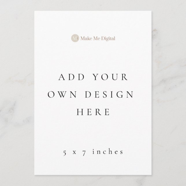 Programa de Casamento de solteiro 5x7 pol/Menus (Frente)