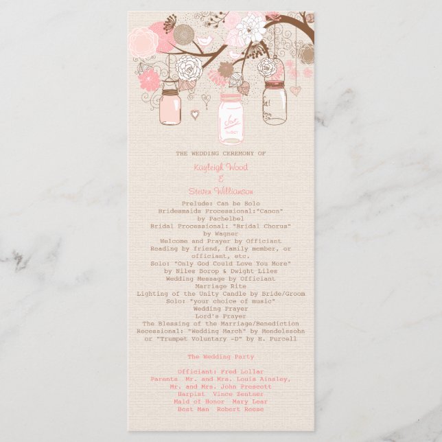 Programa de Casamento de Sonhos de Verão (Frente)
