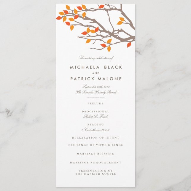 Programa de Casamento de Sucursais Feliz (Frente)