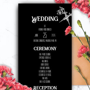 Programa de Casamento de Tatuagem do Crânio Negro