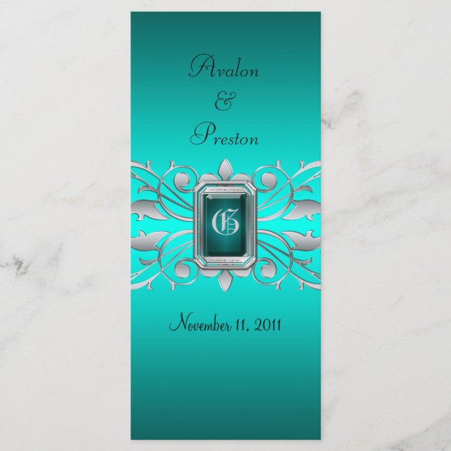 Programa de Casamento de Teal de Deslocamento de P (Frente)