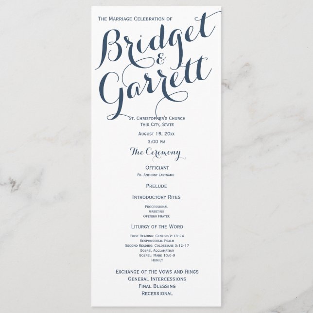 Programa de Casamento de Texto do Designer (Frente)