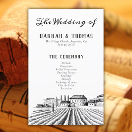 Programa de Casamento de Vinha do País Quinto