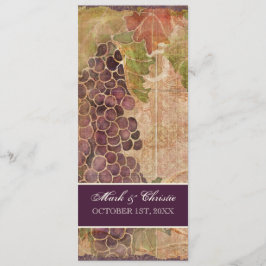 Programa de Casamento de Vinhas de Uvas Envelhecid
