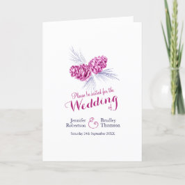 Programa de casamento do outono de inverno do mari