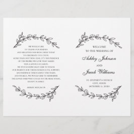 Programa de casamento dobrado. Botânica preto e br