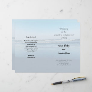 Programa de Casamento Dobrado da Cerimônia de Sea