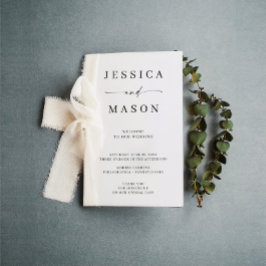 Programa de Casamento Dobrado da Elegância Clássic