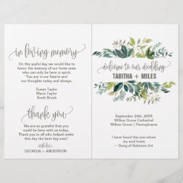 Programa de Casamento Dobrado da Folhagem