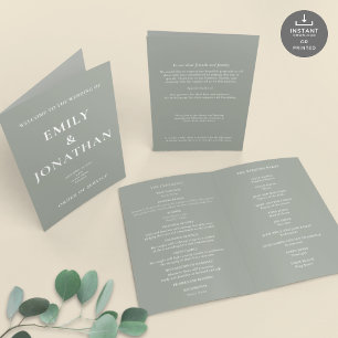 Programa de Casamento Dobrado da Igreja de Sage Im