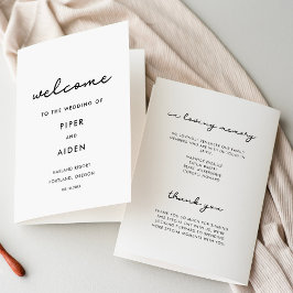 Programa de casamento dobrado por script simples