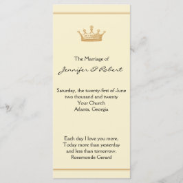 Programa de Casamento Dourado e de Marfim: Regênci