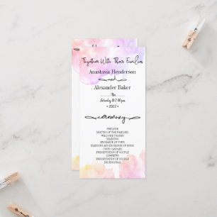 Programa de Casamento Elegante.