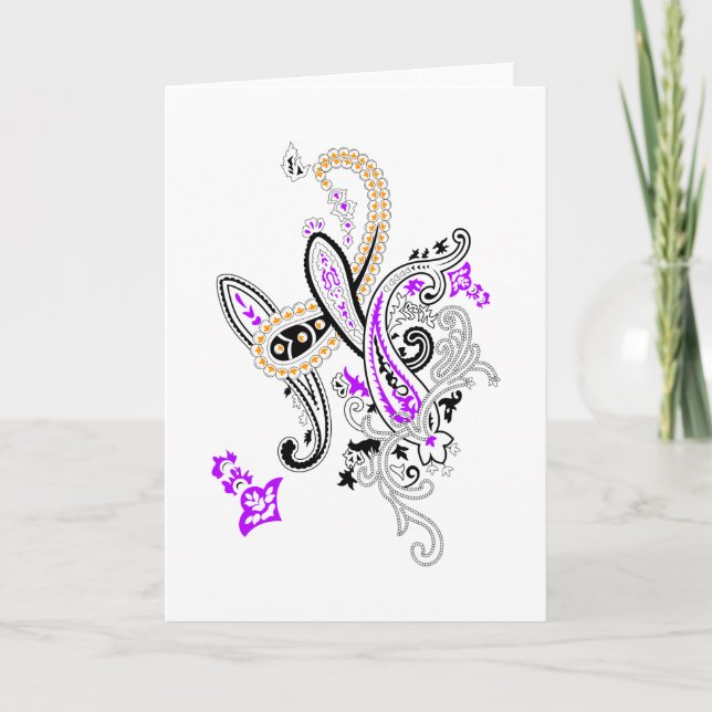 Programa de Casamento Elegante com Paisley (Frente)