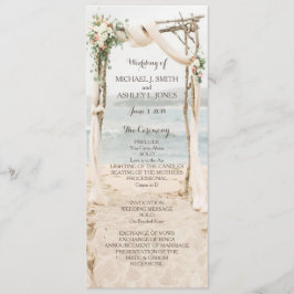 Programa de Casamento em Arbor de Praia