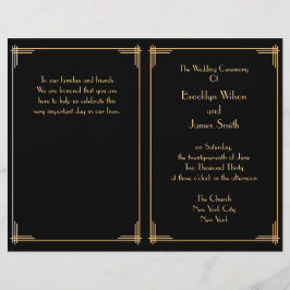 Programa de Casamento em Deco do Excelente Negro G
