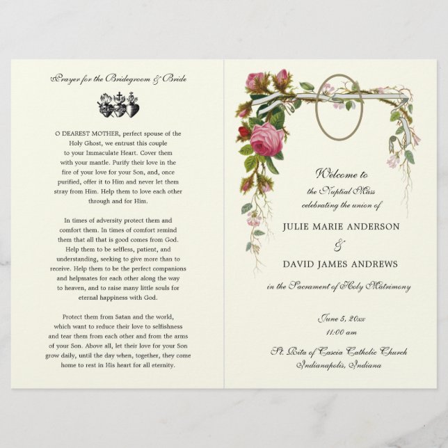 Programa de Casamento em Massa Católica Divina Com (Frente)