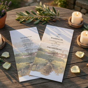 Programa de Casamento em Vinícola Toscana Italia
