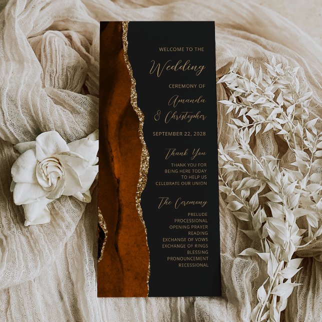 Programa de Casamento Escuro com Ágata Dourada Lar (Criador carregado)