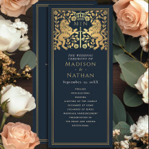 Programa de Casamento Espada Medieval Leão Azul Re