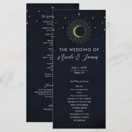 Programa de Casamento Estrela Dourada Noite Luar E